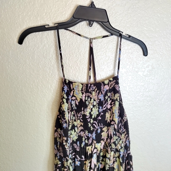 Free People Women's Heat Wave Printed Maxi Dress Sz L - Picture 3 of 8